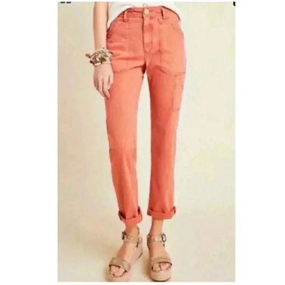 Anthropologie Herringbone Carpenter Pants - Picture 1 of 2